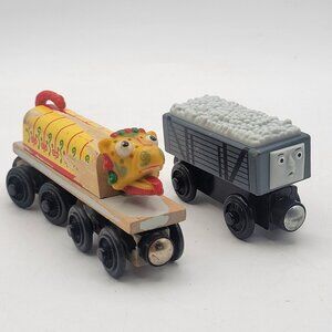 Thomas the Train Wooden Railway Lot of Chinese Dragon 2003 & Troublesome Truck